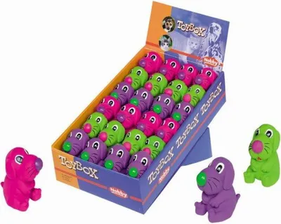 Produktbild von Latex Spielzeug Hunde 24Stk