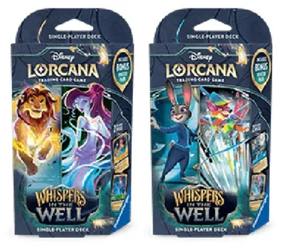 Zdjęcie produktu dla Lorcana Whispers in the Well: 2 Starter Deck Set