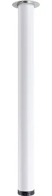 Image de Pied de table TS001 710/60mm blanc brillant - réglable