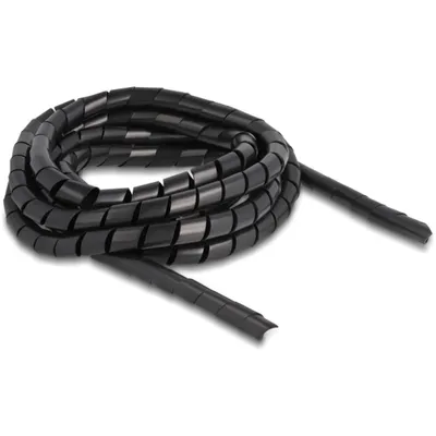 Produktbild von Delock Spiralschlauch flexibel 2 m x 10 mm schwarz
