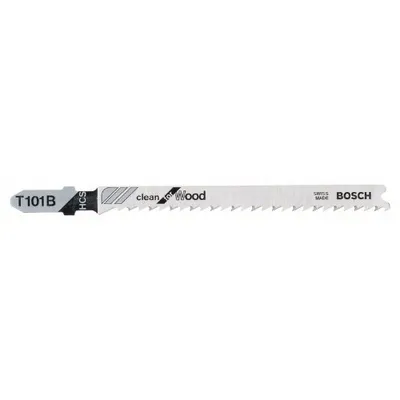 Zdjęcie produktu dla Bosch 2 608 637 876, Ostrze wyrzynarki, Płyta wiórowa, Epoksydowe, Płyta pilśniowa, Plastik, Miękkie drewno, Płyta stolarska, Stal wysokowęglowa (HCS), Czarny, Stal nierdzewna, 2,7 mm, 3 cm