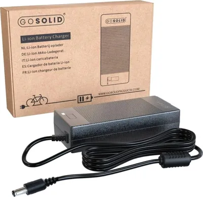 Produktbild von GO SOLID! Ladegerät kompatibel mit Fongers E-Transporter N7 E-Bike