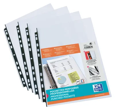 Imagen del producto de Oxford 100206895, Transparente, Polipropileno (PP), 230 mm, 305 mm, Fabricado en Francia