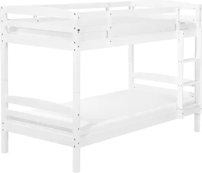 Obrázek produktu pro BELIANI palanda bílá dřevěná pro děti s žebříkem 90 x 200 cm ve skandinávském designu