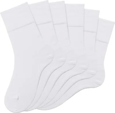 Produktbild von H.I.S. Socken Damen Herren Basic Socken 6 -teilig 6x weiß Größe 39/42