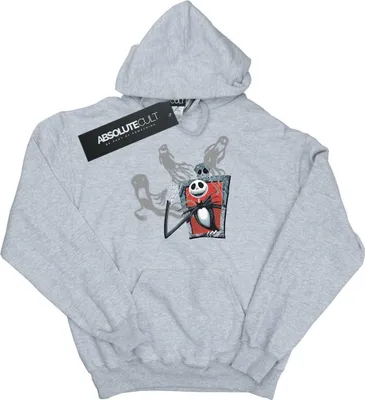 Produktbild von Disney - "Nightmare Before Christmas Ghosts Of Jack" Kapuzenpullover für Jungen BI10971 (140-146) (Grau)