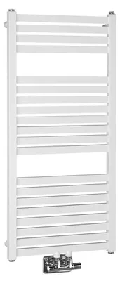Produktbild von Aqualine TONDI Badheizkörper 450x970 mm, Mittelanschluss, Weiß