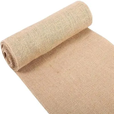 Zdjęcie produktu dla Bieżnik na stół juta vintage naturalna tkanina dekoracja ślub impreza