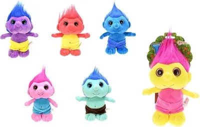 Image de Toi-toys trolls peluche cul, 20 cm de haut