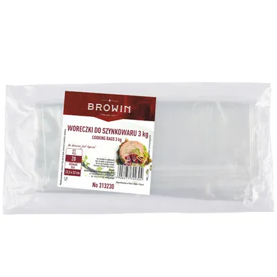 Produktbild von MIKONI Folienbeutel für Schinkenkocher 3,0 kg, 20 Stück, Tüten, Verpackung, Tüte, Plastiktüten, Schinkensäcke, Schinkenbeutel
