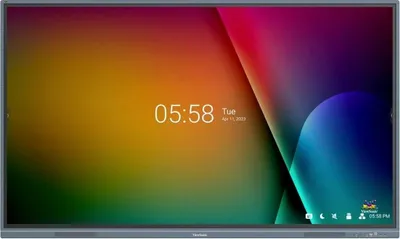 Zdjęcie produktu dla VIEWSONIC IFP7533-G 75 cali 40 multitouch 7H 3840x2160 400 nitów 5000:1 8G RAM/128GB pamięć OPS x1 slot Wi-Fi x1