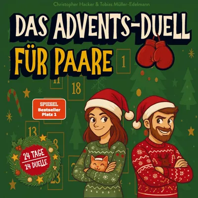 Produktbild von Adventskalender Advents-Duell für Paare – 24 verschiedene, abwechslungsreiche Duelle