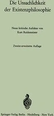 Immagine prodotto di Die Unsachlichkeit der Existenzphilosophie