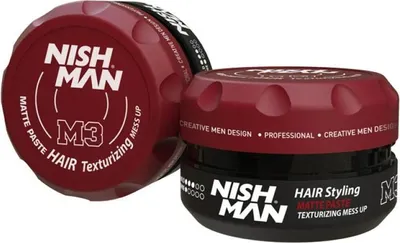 Immagine prodotto di Nishman | Pasta per capelli M3 - 100 ml - Texture opaca - Tenuta media - Per acconciature casual