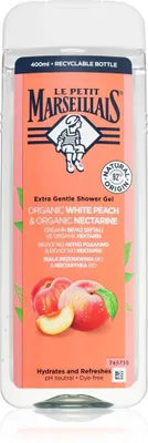 Produktbild von Le Petit Marseillais - Witte Perzik & Nectarine BIO douchegel 400ML