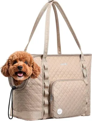Productafbeelding van Draagtas voor Kleine Hondjes en Puppy's - Lichtgewicht en Met Vakken