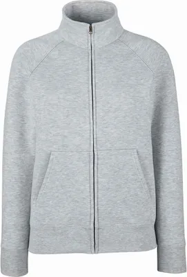 Produktbild von Fruit of the Loom - Sweatjacke für Damen PC5831 (40 DE) (Grau meliert)