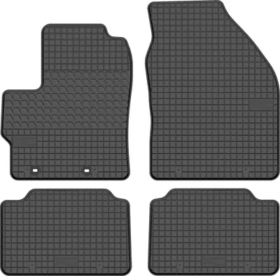 Image de Tapis de sol en caoutchouc pour Toyota Yaris IV 2020- (hayon) – 4 pièces, noirs, sur mesure