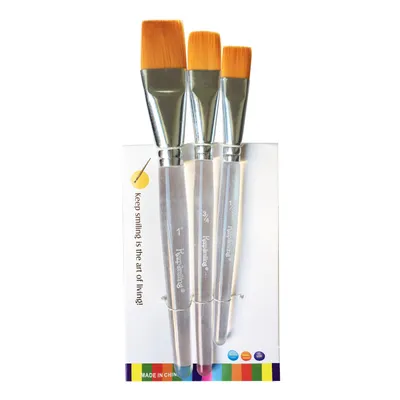 Produktbild von ESENG® Pinselset für Acryl- Öl- Aquarell- Gouache - 3er Set