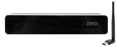 Produktbild von VU+ Plus Zero E2 Linux Full HD H265 Sat 1x DVB-S2 Receiver Schwarz + 150Mbit Wlan Stick