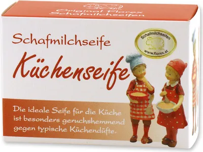 Produktbild von Florex Schafmilchseife Seifenstück Verpackt Küche Naturprodukte 100g