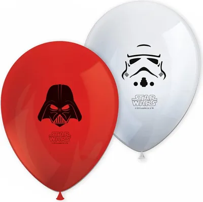 Obrázok produktu pre Procos 84165 - Latexové balóny Star Wars Final Battle, 8 balónov s motívom, darček pre hostí, detská narodeninová oslava, tematická párty, karneval