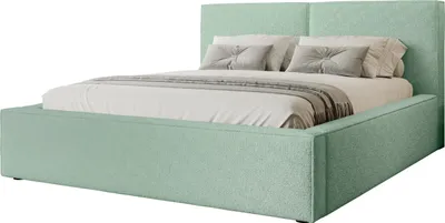 Produktbild von MIRJAN24 Polsterbett Santos Boucle, Doppelbett mit Bettkasten, Ehebett, Gasdruckfeder, Lattenrost (Farbe: Coral 55, Größe: 120x200 cm)