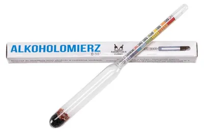 Zdjęcie produktu dla Alkoholomierz 0-96% bez termometru 14cm MINI