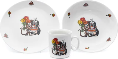 Produktbild von Thun 1794 Maulwurf und Kuchen, Kinderset, Thun, 3 Stück
