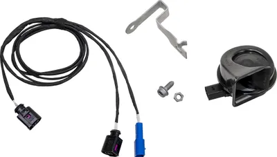 Produktbild von Original Kufatec Nachrüstsatz Doppelton Signalhorn Fanfare für VW Polo AW1