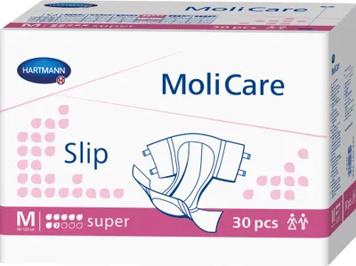 Produktbild von HARTMANN MoliCare Slip super Inkontinenz Slip Gr. M Hüft-/Bauchumfang 90-120 cm 30 Stück