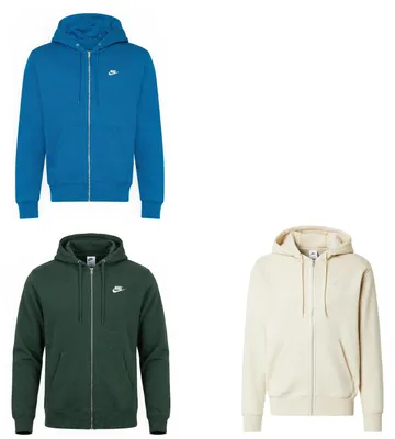 Produktbild von Nike M NK CLUB BB FZ HOODIE COURT BLUE/WHITE COURT BLUE/WHITE XXL