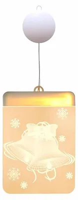 Produktbild von Verk 26015 Hängende 3D-LED-Weihnachtsdekoration – leuchtende Glocke