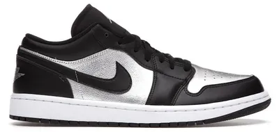Image de Jordan 1 Low SE Noir et Argent Métallisé (pour femmes) - Taille EU 38,5