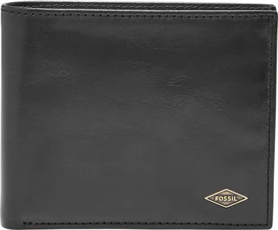 Produktbild von FOSSIL Leder Geldbörse Ryan Large Coin Pocket Bifold Black schwarz