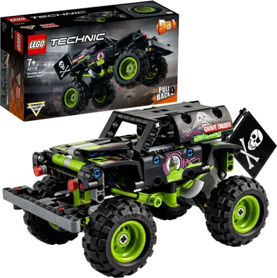 Zdjęcie produktu dla LEGO Technic Monster Jam™ Grave Digger™, Zestaw do budowania, 7 lat(a), Plastik, 212 szt., 390 g