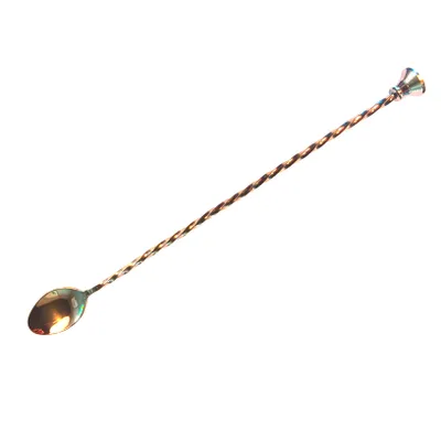 Image de CUILLÈRE À COCKTAIL Cuillère à bar Mélangeur Cuillère Muddler Acier inoxydable BAREQ
