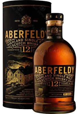 Image de Aberfeldy 12 ans - Coffret cadeau lingot d'or - Whisky single malt écossais