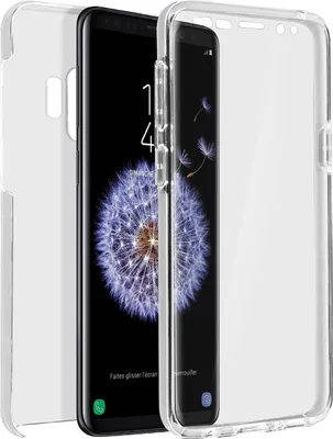 Zdjęcie produktu dla Avizar, etui ochronne z poliwęglanu, zapewniające ochronę przedniej i tylnej części telefonu Samsung Galaxy S9, przezroczyste