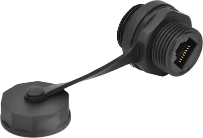 Produktbild von IP67 Wasserdichte RJ45 Buchse CAT5/6 Netzwerkkabel Buchse ConnectorCore