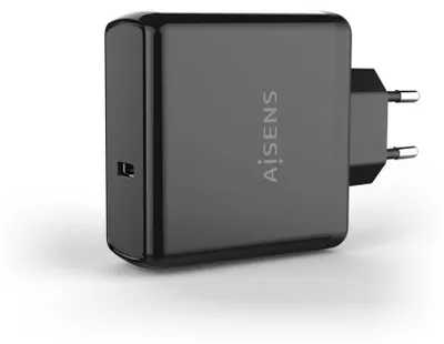 Image de Chargeur Aisens ASCH-1PD60-BK Noir USB-C (1 pièce)