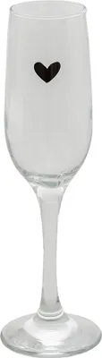 Produktbild von Clayre & Eef Champagnerglas 200 ml Glas Herz