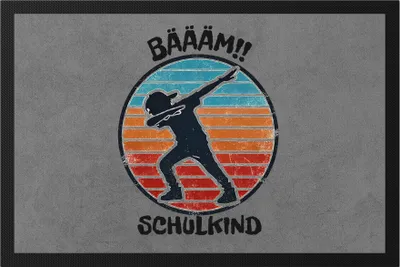 Produktbild von Bääm! Schulkind Fußmatte Einschulung Geschenk Schulanfang Schule