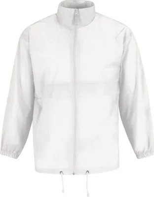 Produktbild von Windjacke für Herren - B&C SIROCCO - white - Größe 3XL