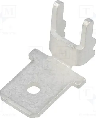 Obrázok produktu pre 3x konektor: plochý, 6,4 mm, pocínovaný, 4914 - pripojovacie kontakty, samica, mosadz, prepichovateľný, 0,8 mm