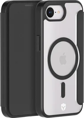 Produktbild von Force Case, Verstärkte MagSafe Hülle iPhone 16 mit Kartenfach robust, Schwarz
