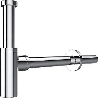Produktbild von doporro Design Siphon S05, rund, edel verchromt, Abfluss
