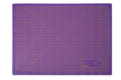 Produktbild von Schneidematte 3-lagig und selbstheilend violett pink 45x60cm A2