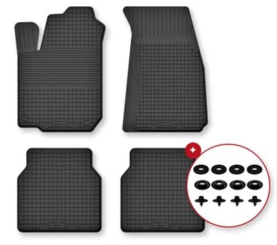 Zdjęcie produktu dla Dywaniki gumowe do Volvo 440 / 460 1988-1996 (sedan) – 4 szt., czarne, dobierane – Wielganizator Semi-Universal