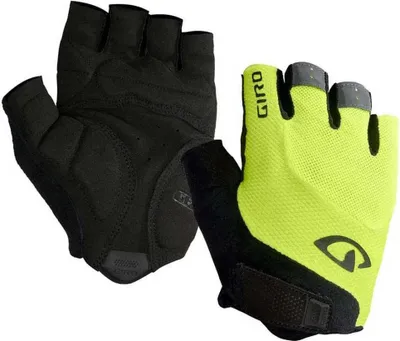 Produktbild von Giro Bravo Gel Glove, Fingerlose Handschuhe, Fahrradfahren, Männlich, Schwarz, Gelb, S, Abbildung